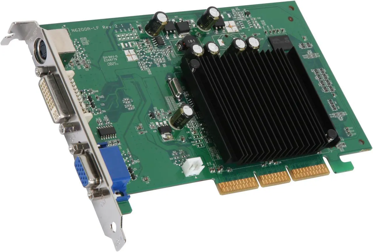Main image of EVGA GeForce 6200 256MB DDR AGP 8X Graphics Card 256-A8-N341-LX