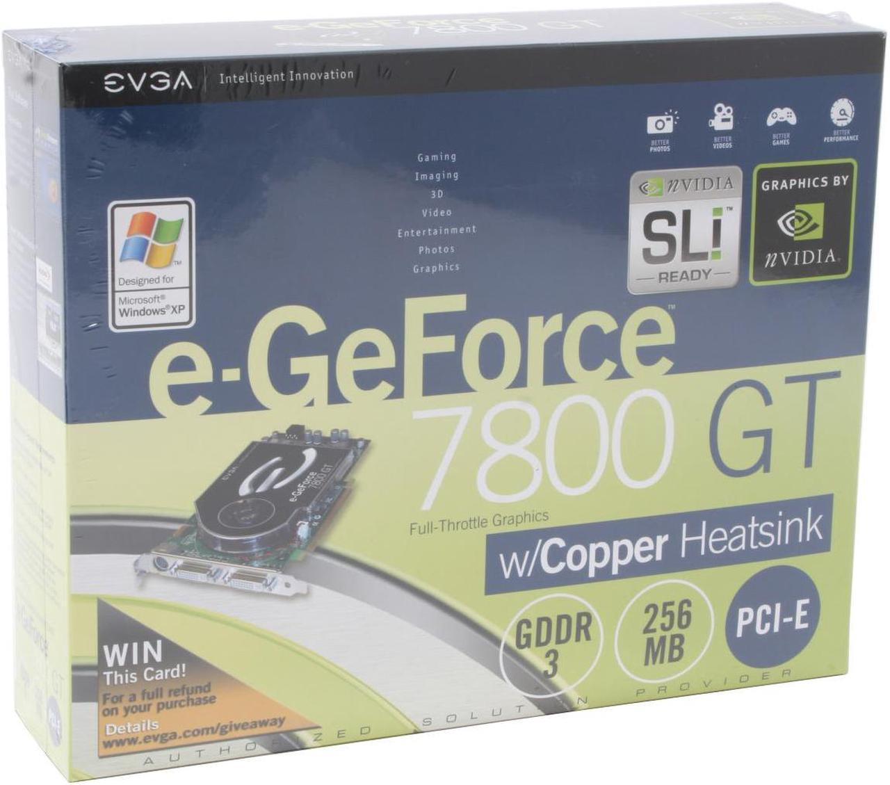 Alt view image 6 of 6 - EVGA GeForce 7800GT 256MB GDDR3 PCI Express x16 SLI Support Graphics Card 256-P2-N519-AX