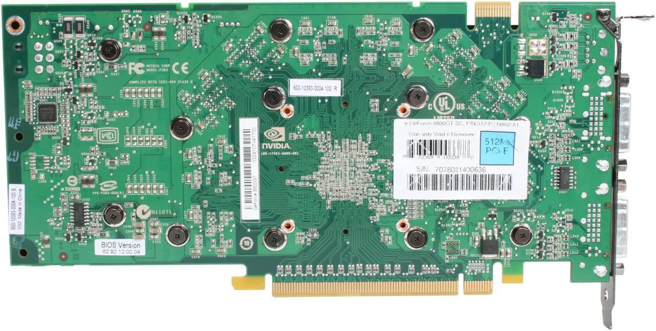 Alt view image 4 of 7 - EVGA 512-P3-N802-A1 GeForce 8800GT 512MB 256-bit GDDR3 PCI Express 2.0 x16 HDCP Ready SLI Supported Video Card