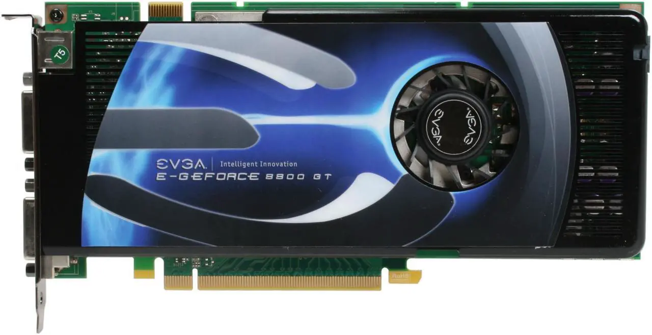Alt view image 2 of 5 - EVGA GeForce 8800 GT 512MB GDDR3 PCI Express 2.0 x16 SLI Support Graphics Card 512-P3-N801-AR