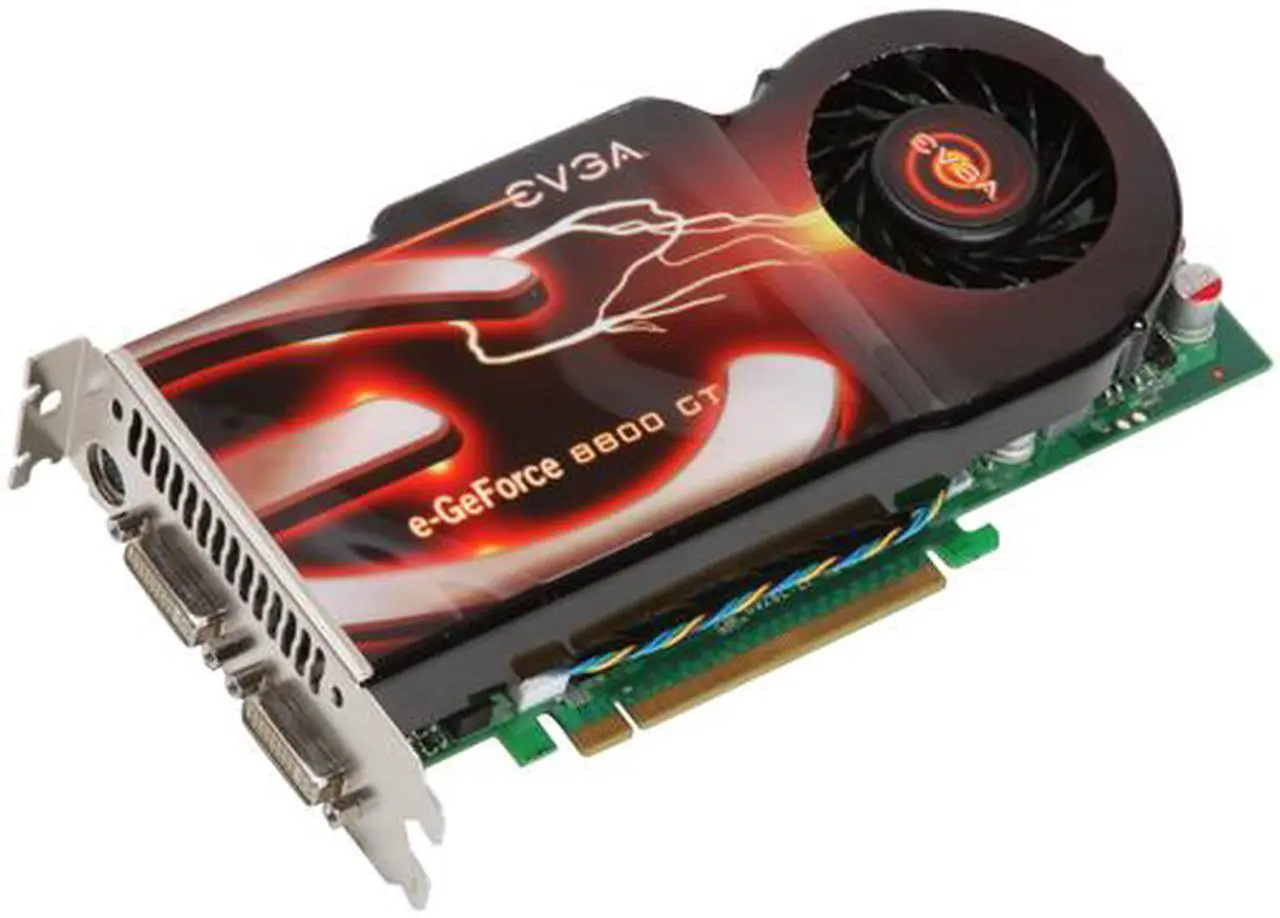 Main image of EVGA GeForce 8800 GT 512MB GDDR3 PCI Express 2.0 x16 SLI Support Graphics Card 512-P3-N800-AR