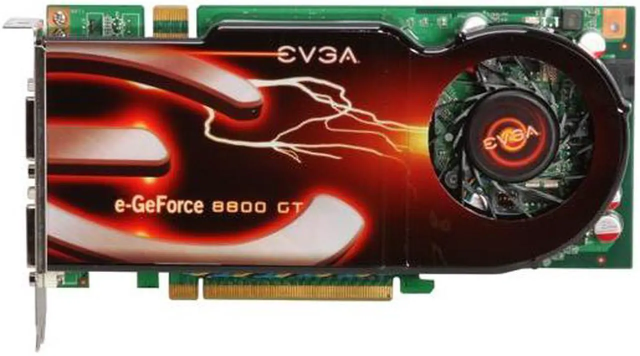 Alt view image 3 of 6 - EVGA GeForce 8800 GT 512MB GDDR3 PCI Express 2.0 x16 SLI Support Graphics Card 512-P3-N800-AR