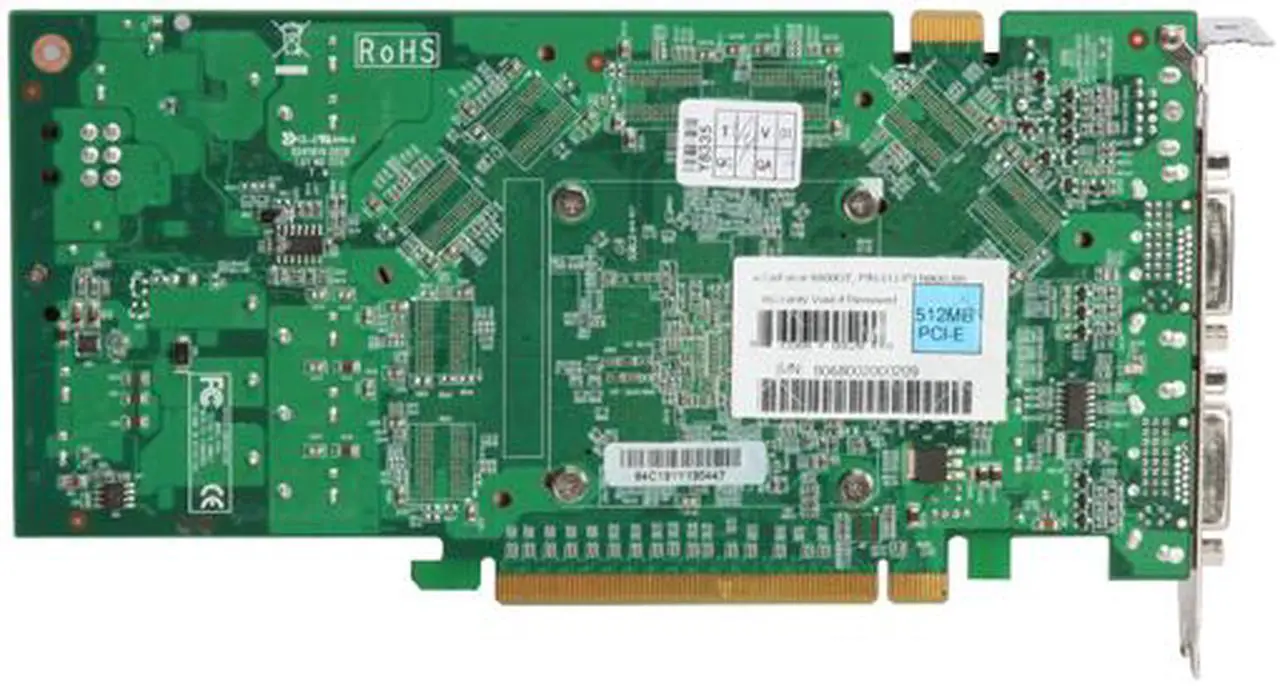Alt view image 4 of 6 - EVGA GeForce 8800 GT 512MB GDDR3 PCI Express 2.0 x16 SLI Support Graphics Card 512-P3-N800-AR