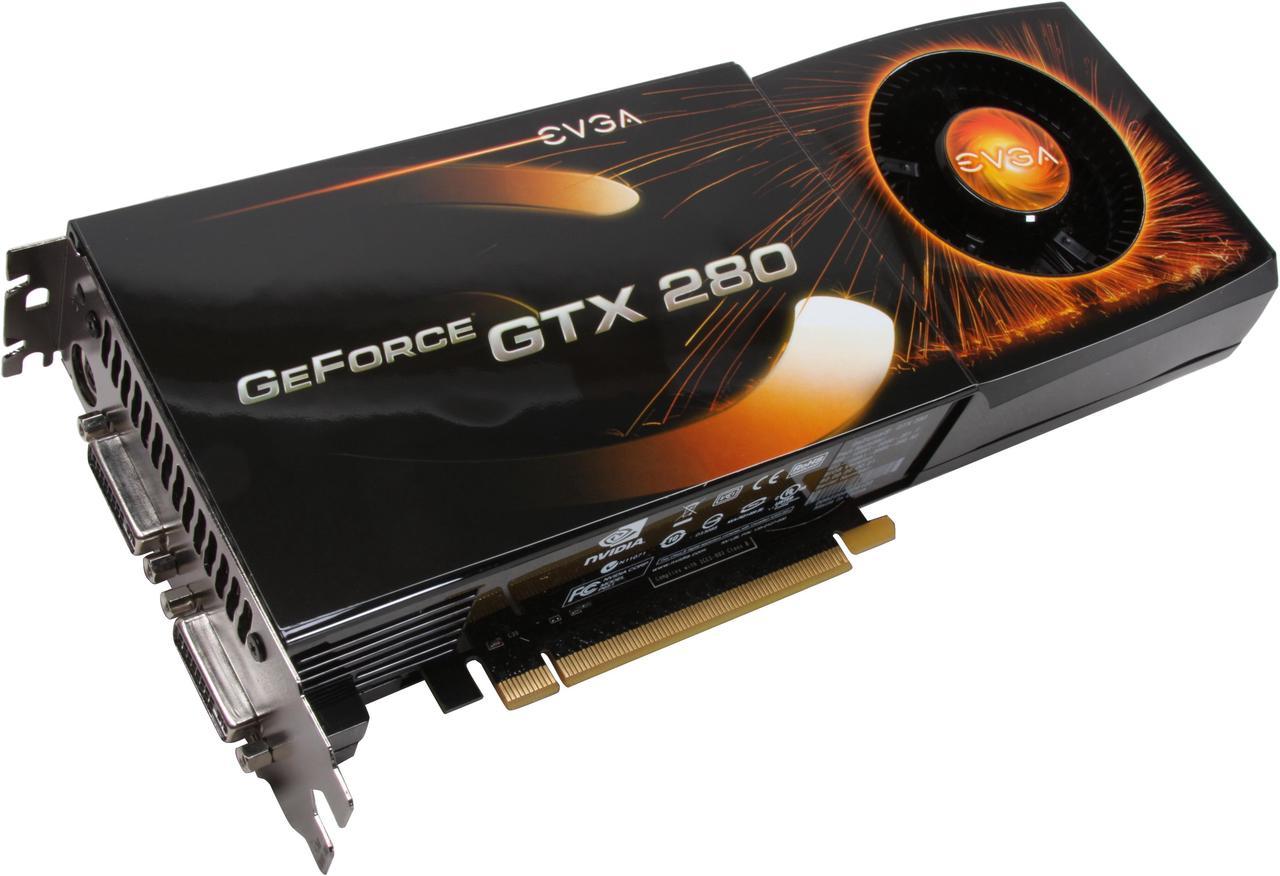 EVGA GeForce GTX 280 1GB GDDR3 PCI Express 2.0 x16 SLI Support Video Card 01G-P3-1280-AR