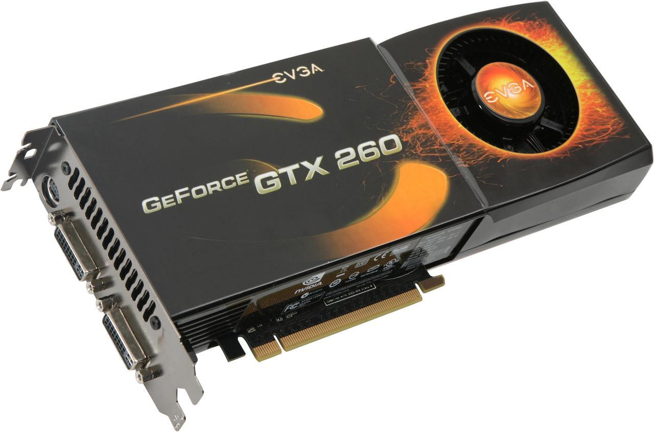 Main image of EVGA GeForce GTX 260 896MB GDDR3 PCI Express 2.0 x16 SLI Support Graphics Card 896-P3-1260-AR