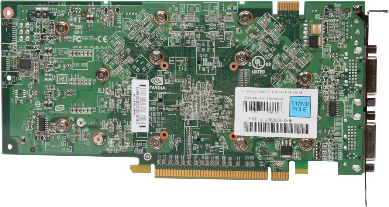 Alt view image 4 of 5 - EVGA 512-P3-N980-AR GeForce 9800 GT Hybrid Power 512MB 256-bit GDDR3 PCI Express 2.0 x16 HDCP Ready SLI Supported Video Card