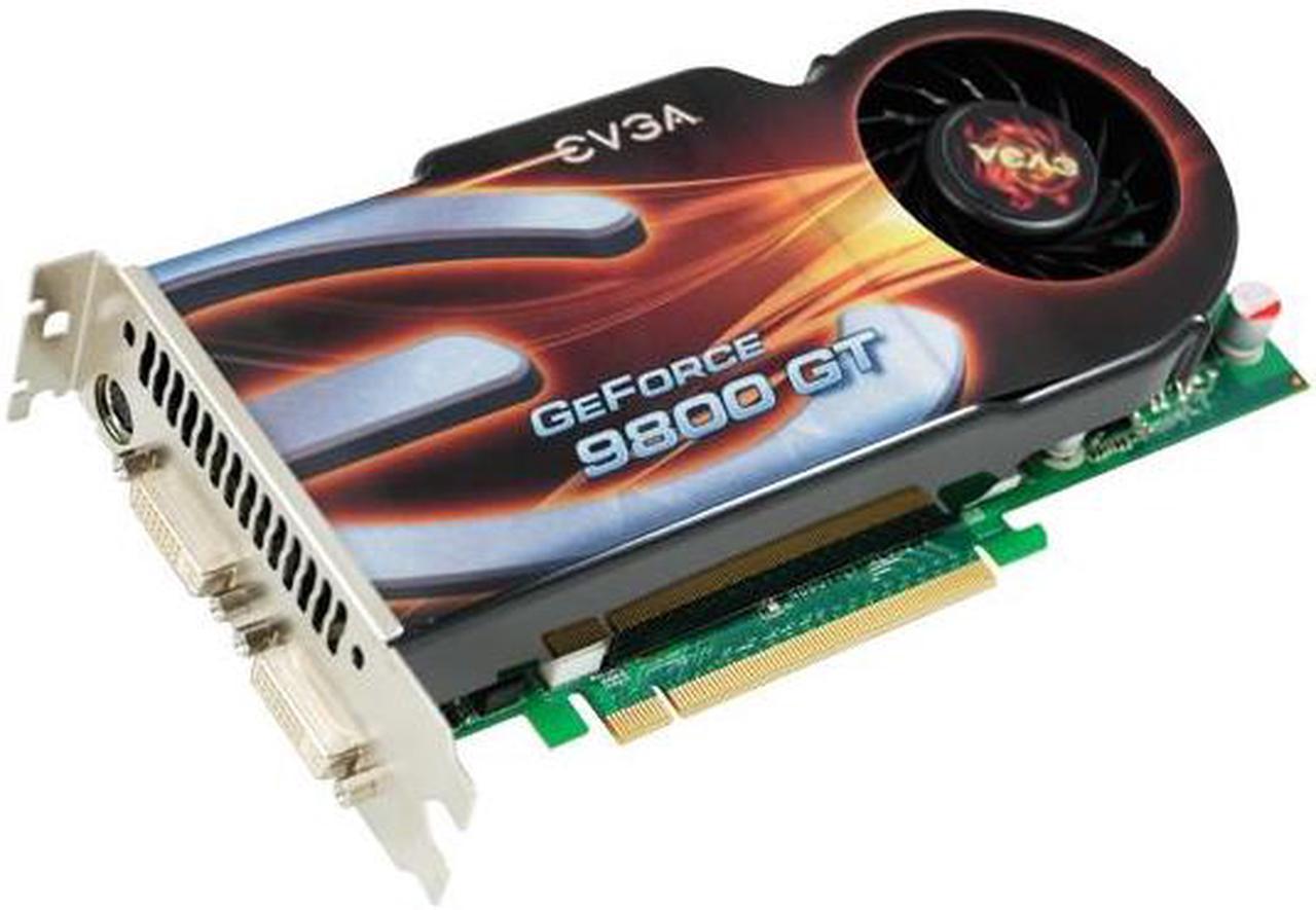 Main image of EVGA GeForce 9800 GT 512MB GDDR3 PCI Express 2.0 x16 SLI Support Video Card 512-P3-N971-TR