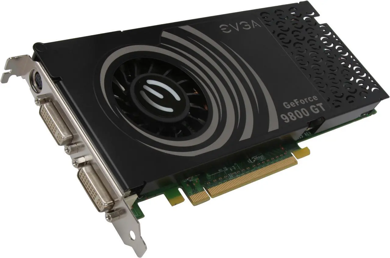 EVGA GeForce 9800 GT 512MB GDDR3 PCI Express 2.0 x16 SLI Support Video Card 512-P3-N973-TR