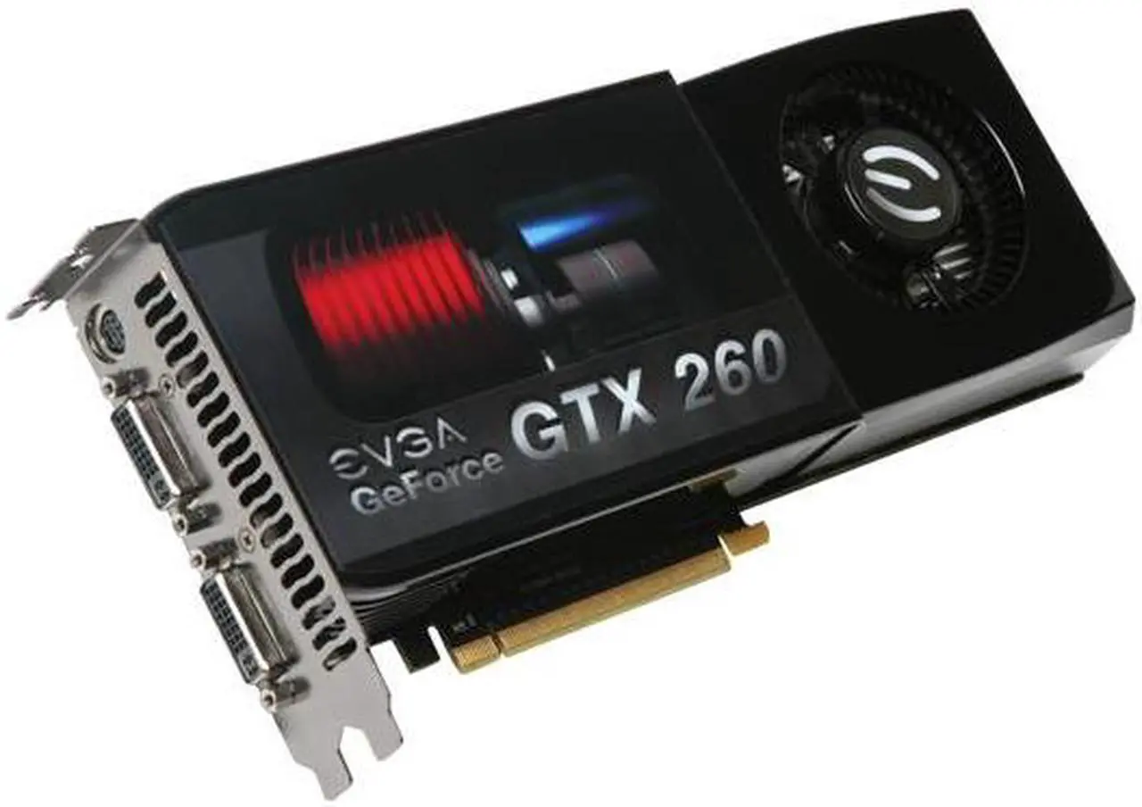 Main image of EVGA 896-P3-1255-A1 GeForce GTX 260 Core 216 896MB 448-bit GDDR3 PCI Express 2.0 x16 HDCP Ready SLI Supported Video Card