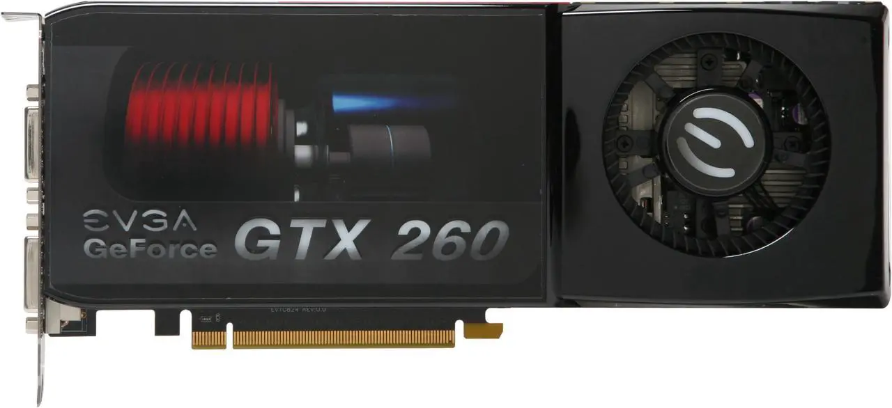 Alt view image 3 of 6 - EVGA 896-P3-1255-A1 GeForce GTX 260 Core 216 896MB 448-bit GDDR3 PCI Express 2.0 x16 HDCP Ready SLI Supported Video Card