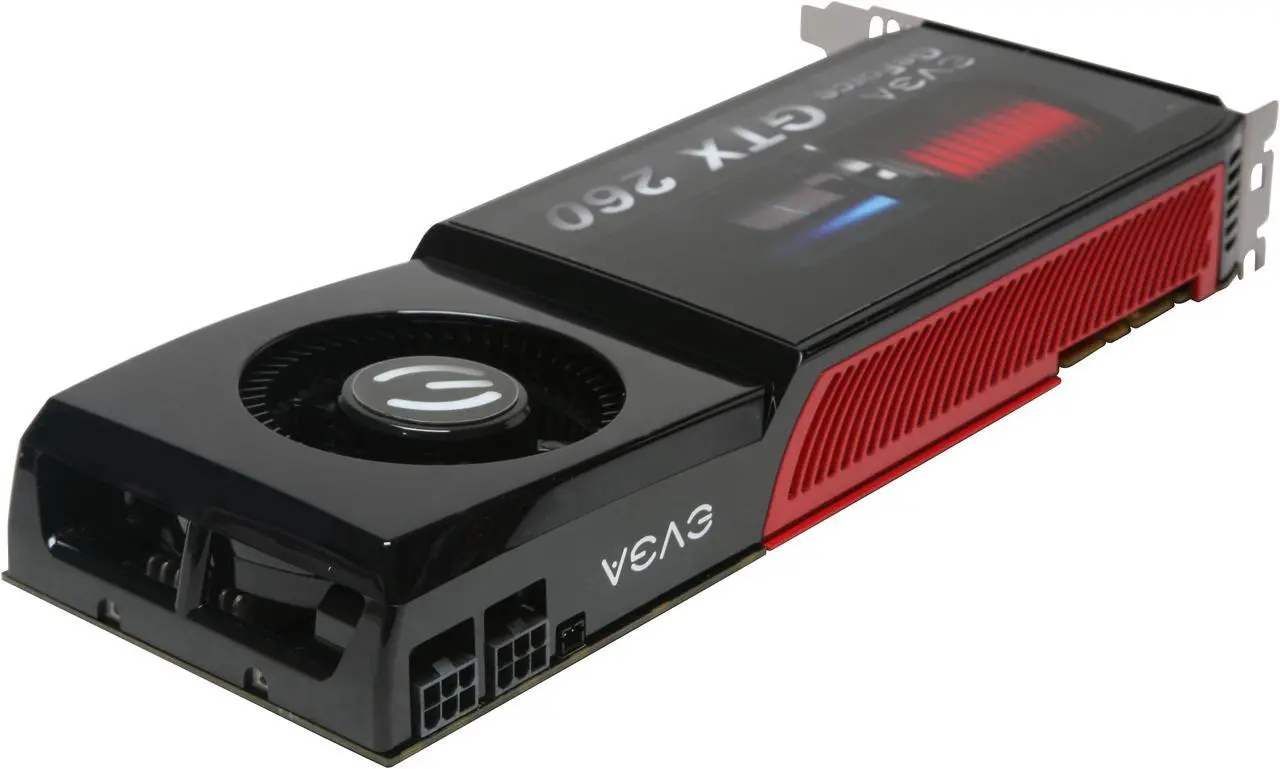 Alt view image 5 of 6 - EVGA 896-P3-1255-A1 GeForce GTX 260 Core 216 896MB 448-bit GDDR3 PCI Express 2.0 x16 HDCP Ready SLI Supported Video Card