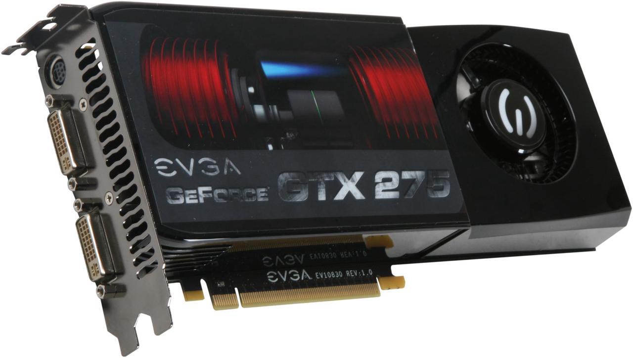 Main image of EVGA GeForce GTX 275 896MB DDR3 PCI Express 2.0 x16 SLI Support Graphics Card 896-P3-1170-AR