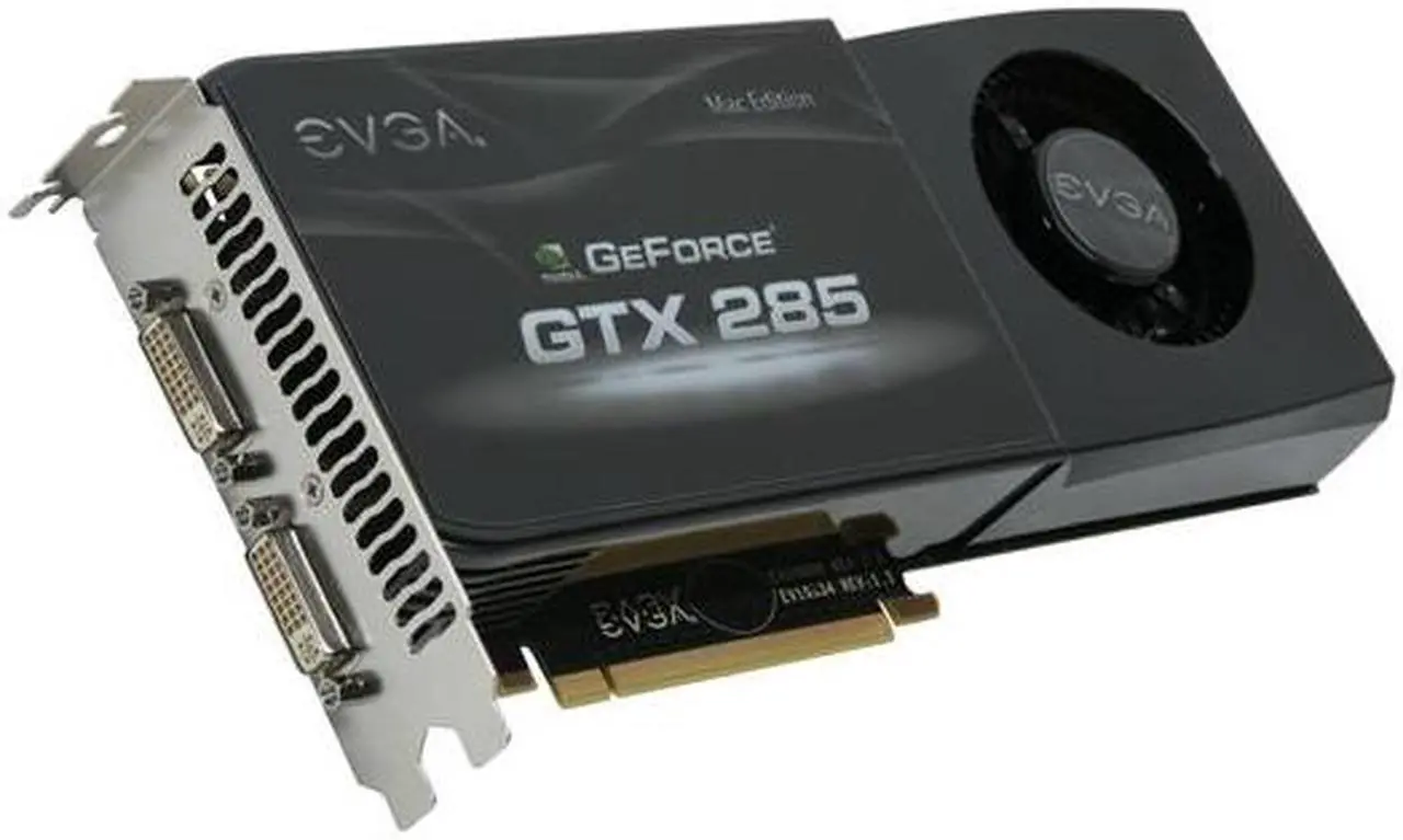 Main image of EVGA GeForce GTX 285 for Mac 1GB GDDR3 PCI Express 2.0 x16 Graphics Card 01G-P3-1080-TR