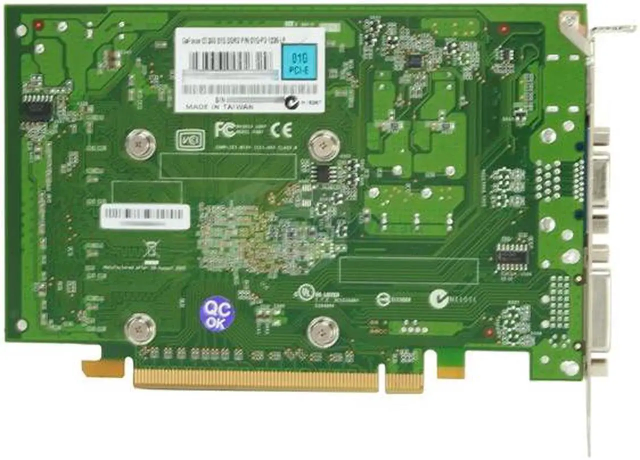 Alt view image 4 of 5 - EVGA GeForce GT 240 1GB GDDR3 PCI Express 2.0 x16 Graphics Card 01G-P3-1236-LR