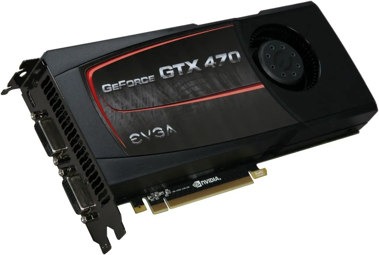 Main image of EVGA 012-P3-1472-AR GeForce GTX 470 (Fermi) SuperClocked 1280MB 320-bit GDDR5 PCI Express 2.0 x16 HDCP Ready SLI Support Video Card