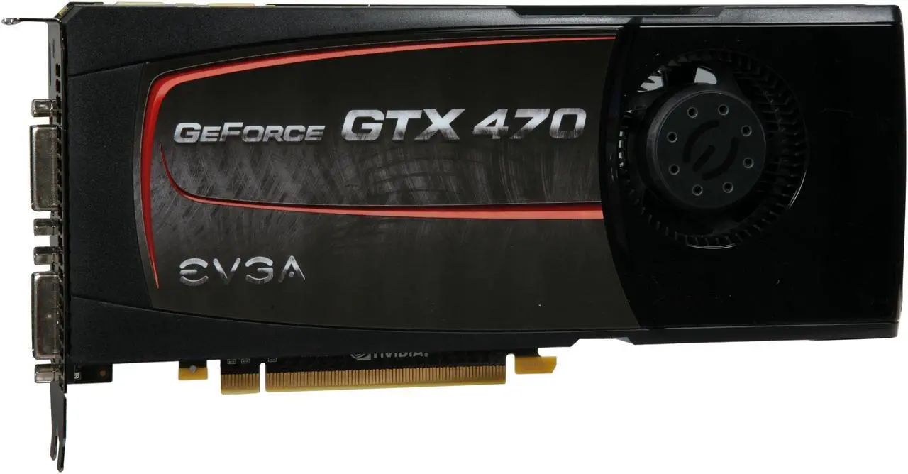 Alt view image 3 of 6 - EVGA 012-P3-1472-AR GeForce GTX 470 (Fermi) SuperClocked 1280MB 320-bit GDDR5 PCI Express 2.0 x16 HDCP Ready SLI Support Video Card