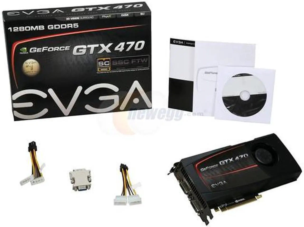 Alt view image 6 of 6 - EVGA 012-P3-1472-AR GeForce GTX 470 (Fermi) SuperClocked 1280MB 320-bit GDDR5 PCI Express 2.0 x16 HDCP Ready SLI Support Video Card