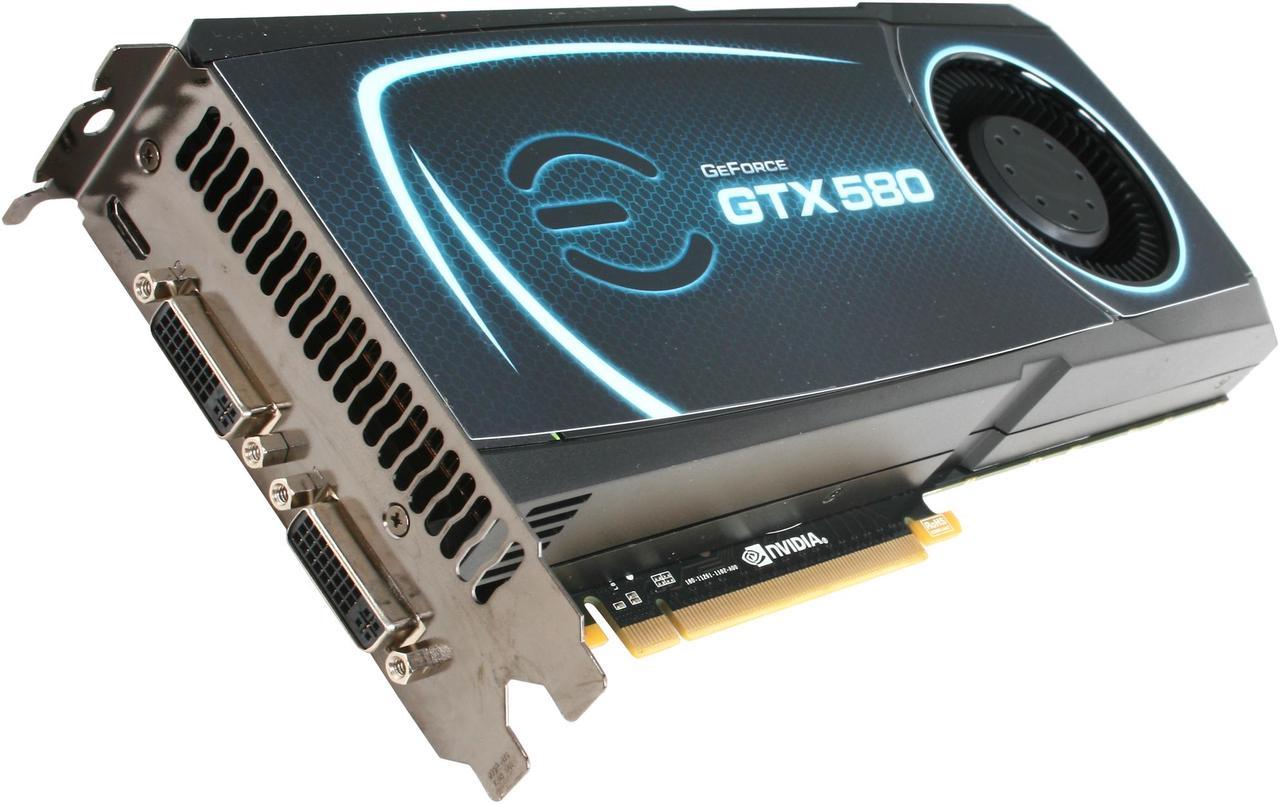 EVGA GeForce GTX 580 (Fermi) 1536MB GDDR5 PCI Express 2.0 x16 SLI Support Video Card 015-P3-1580-AR