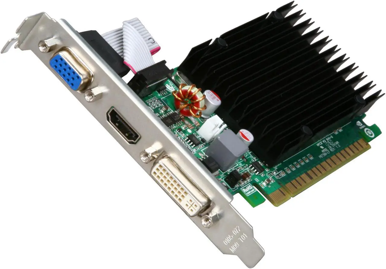 Main image of EVGA GeForce 8400 GS 512MB DDR3 PCI Express 2.0 x16 Low Profile Ready Graphics Card 512-P3-1301-KR