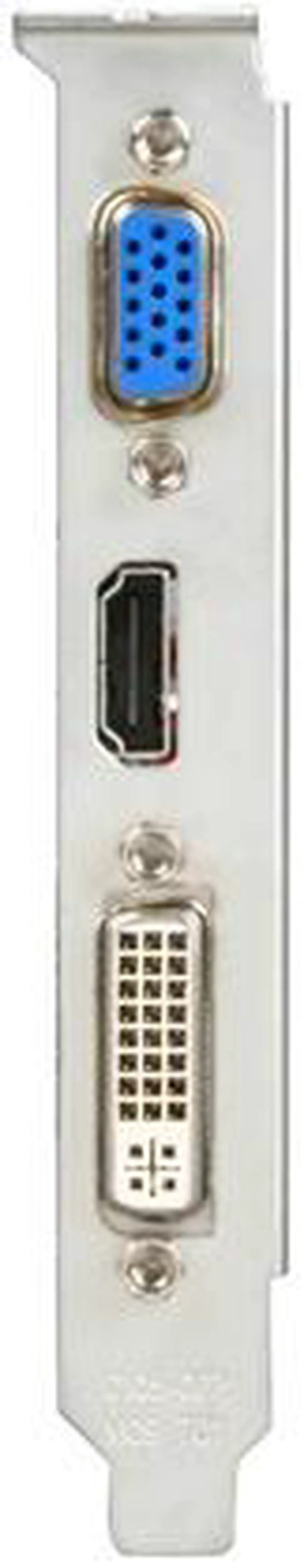 Alt view image 3 of 5 - EVGA GeForce 8400 GS 512MB DDR3 PCI Express 2.0 x16 Low Profile Ready Graphics Card 512-P3-1301-KR