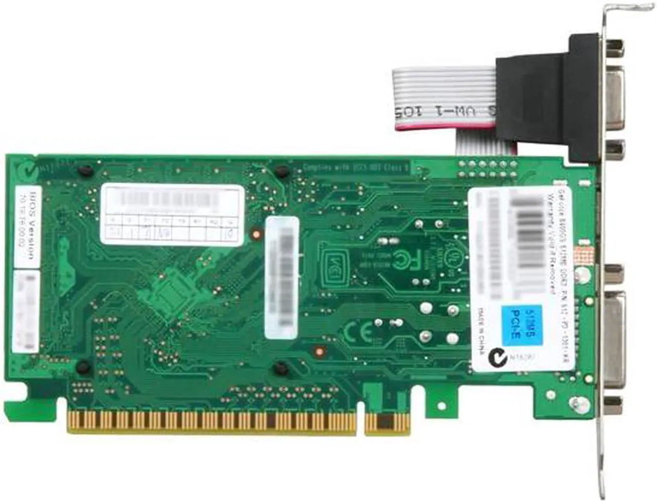 Alt view image 5 of 5 - EVGA GeForce 8400 GS 512MB DDR3 PCI Express 2.0 x16 Low Profile Ready Graphics Card 512-P3-1301-KR