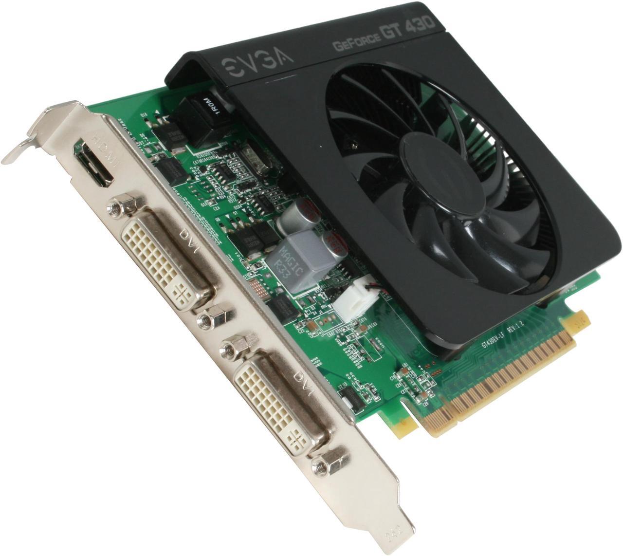 Main image of EVGA GeForce GT 430 (Fermi) 1GB DDR3 PCI Express 2.0 x16 Graphics Card 01G-P3-1431-KR