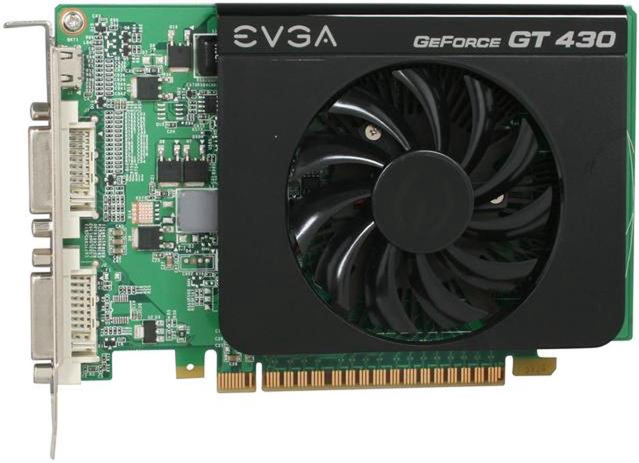 Alt view image 3 of 5 - EVGA GeForce GT 430 (Fermi) 1GB DDR3 PCI Express 2.0 x16 Graphics Card 01G-P3-1431-KR