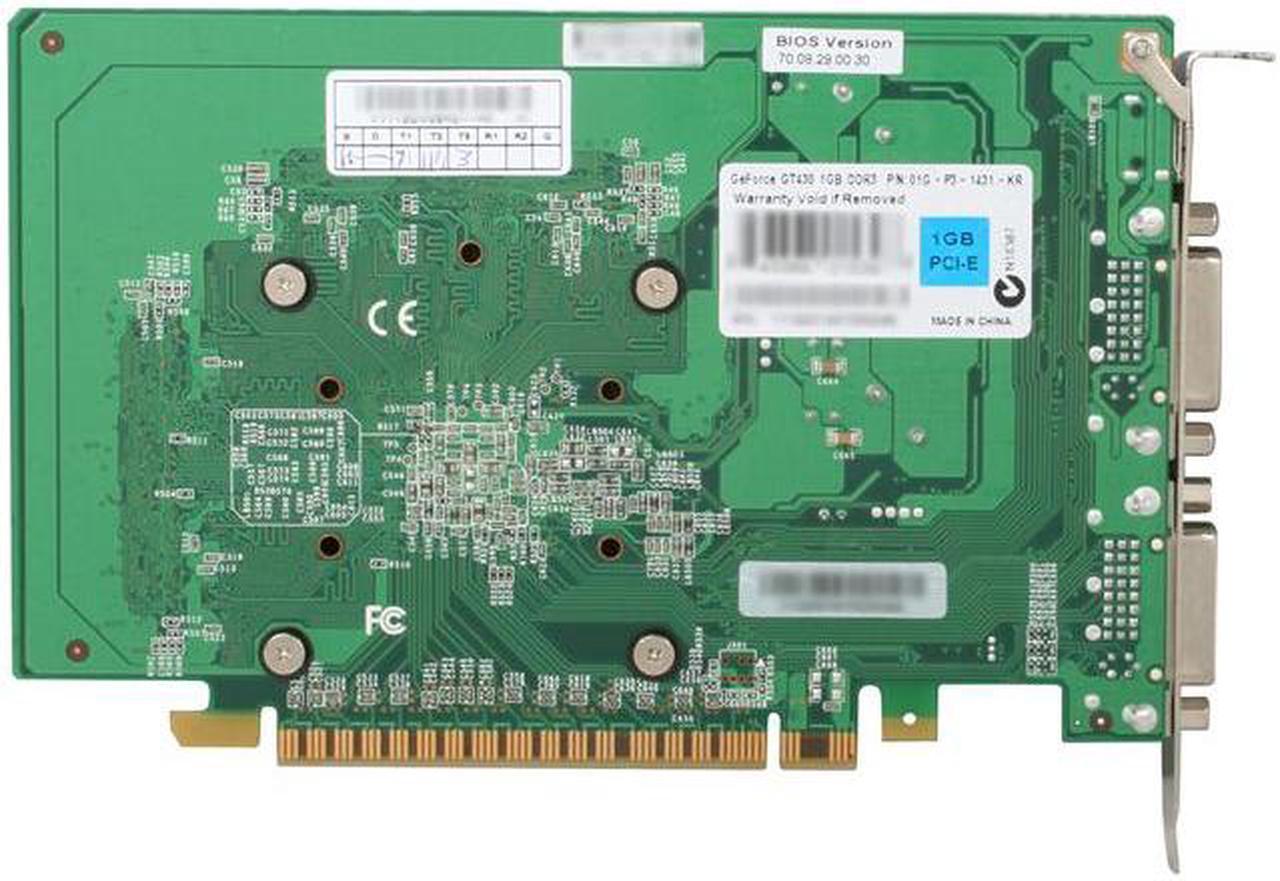 Alt view image 4 of 5 - EVGA GeForce GT 430 (Fermi) 1GB DDR3 PCI Express 2.0 x16 Graphics Card 01G-P3-1431-KR