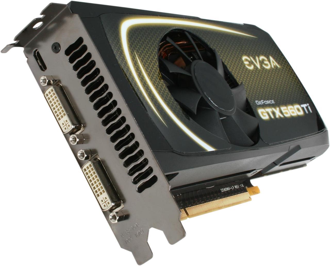 EVGA SuperClocked 01G-P3-1563-AR GeForce GTX 560 Ti (Fermi) 1GB 256-bit GDDR5 PCI Express 2.0 x16 HDCP Ready SLI Support Video Card