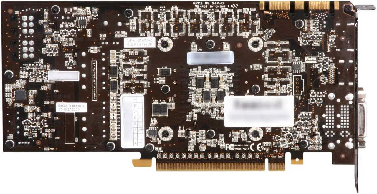 Alt view image 4 of 6 - EVGA SuperClocked 012-P3-1573-AR GeForce GTX 570 HD w/Display-Port (Fermi) 1280MB 320-bit GDDR5 PCI Express 2.0 x16 HDCP Ready SLI Support Video Card