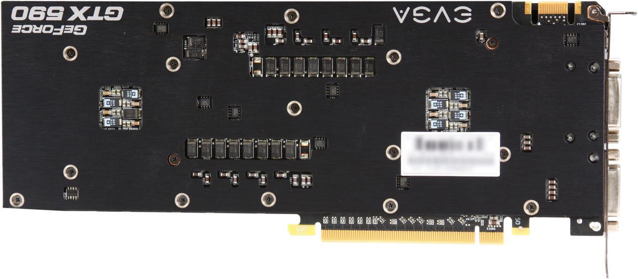 Alt view image 4 of 6 - EVGA GTX 590 CLASSIFIED Limited Edition 3GB 768-bit GDDR5 PCI express 2.0 x16, 3xDual-Link DVI, DisplayPort,  HDCP Ready, QUAD SLI Ready, PhysX, 3D Vision Surround Support Video Card, 03G-P3-1598-AR