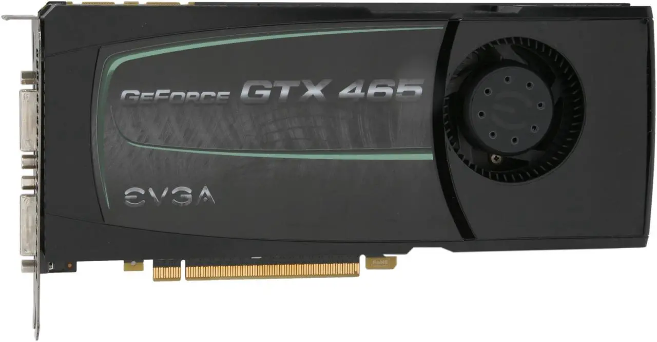 Alt view image 3 of 6 - EVGA GeForce GTX 465 (Fermi) 1GB GDDR5 PCI Express 2.0 x16 SLI Support Graphics Card 01G-P3-1465-RX