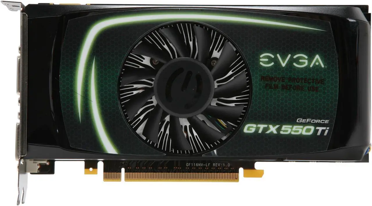 Alt view image 3 of 6 - EVGA GeForce GTX 550 Ti (Fermi) 2GB GDDR5 PCI Express 2.0 x16 SLI Support Graphics Card 02G-P3-1559-KR