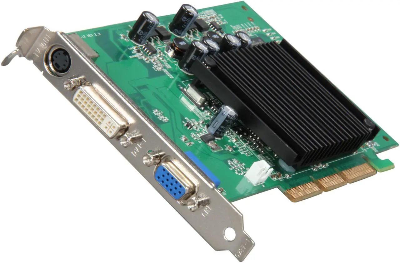 Main image of EVGA GeForce 6200 512MB DDR2 AGP 8X Graphics Card 512-A8-N405-KR