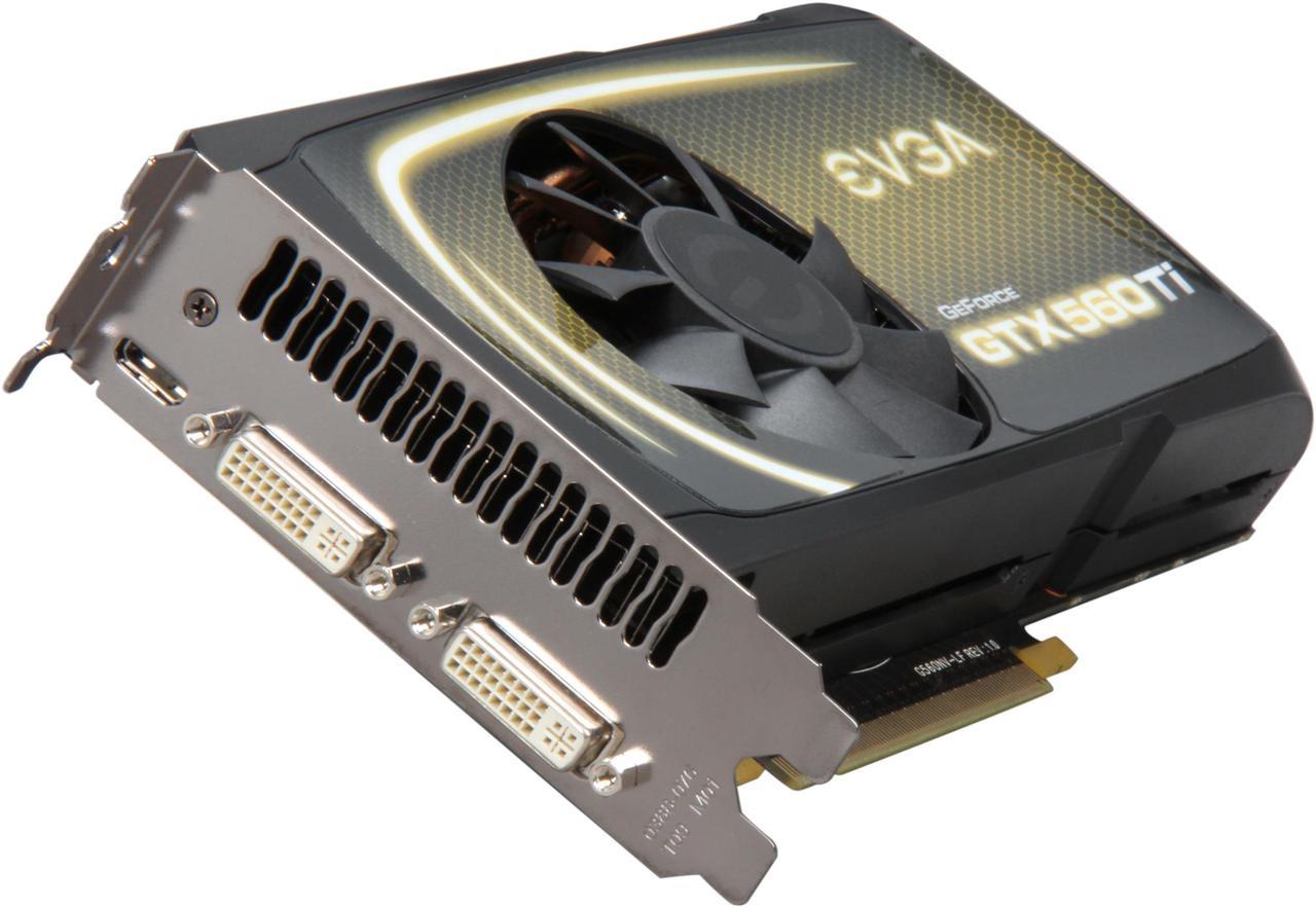 EVGA GeForce GTX 560 Ti (Fermi) 2GB GDDR5 PCI Express 2.0 x16 SLI Support Video Card 02G-P3-1568-KR