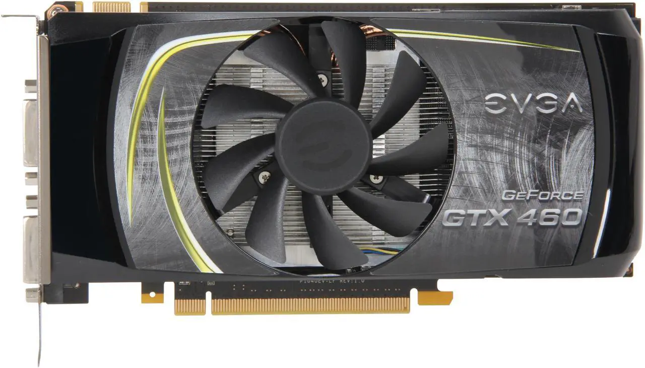 Alt view image 3 of 5 - EVGA GeForce GTX 460 (Fermi) 1GB GDDR5 PCI Express 2.0 x16 SLI Support Graphics Card 01G-P3-1361-KR