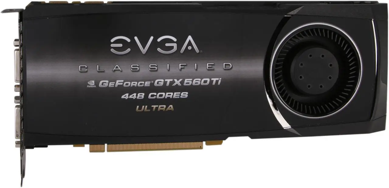 Alt view image 3 of 7 - EVGA 012-P3-2078-KR GeForce GTX 560 Ti - 448 Cores (Fermi) Classified Ultra 1280MB 320-bit GDDR5 PCI Express 2.0 x16 HDCP Ready SLI Support Video Card