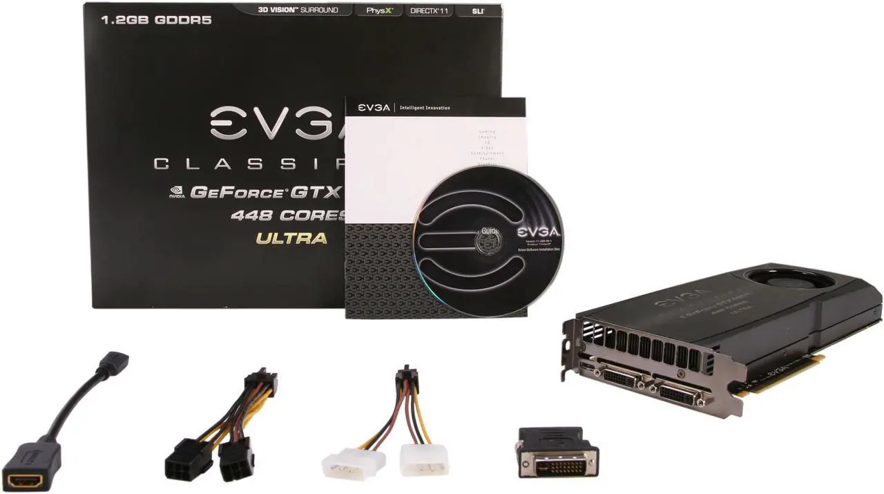 Alt view image 7 of 7 - EVGA 012-P3-2078-KR GeForce GTX 560 Ti - 448 Cores (Fermi) Classified Ultra 1280MB 320-bit GDDR5 PCI Express 2.0 x16 HDCP Ready SLI Support Video Card