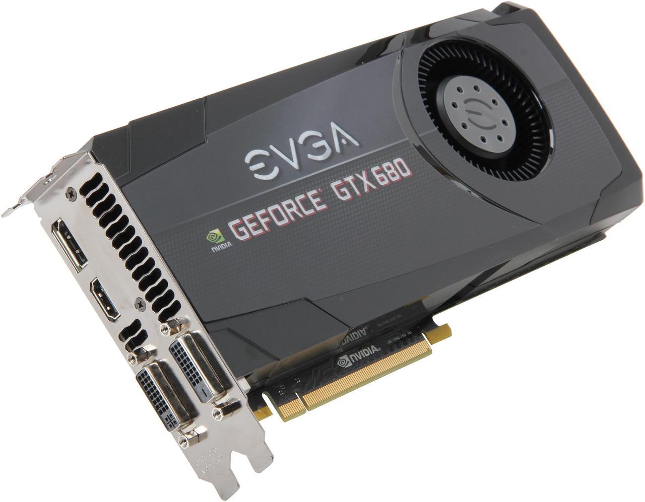 EVGA GeForce GTX 680 2GB GDDR5 PCI Express 3.0 x16 SLI Support Video Card 02G-P4-2680-KR