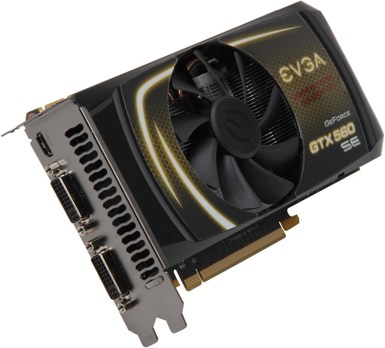 EVGA GeForce GTX 560 SE (Fermi) 1GB GDDR5 PCI Express 2.0 x16 SLI Support Video Card 01G-P3-1464-KR