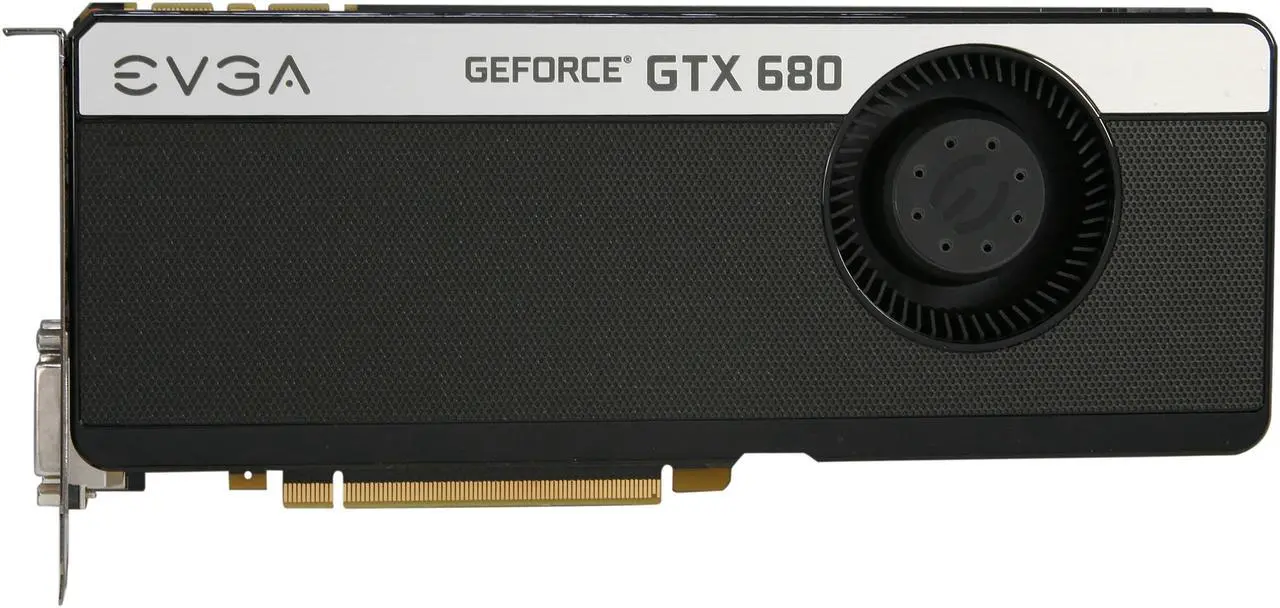 Alt view image 3 of 6 - EVGA 02G-P4-2683-KR GeForce GTX 680 Superclocked,  Signature 2GB 256-bit GDDR5 PCI Express 3.0 x16 HDCP Ready SLI Support Video Card