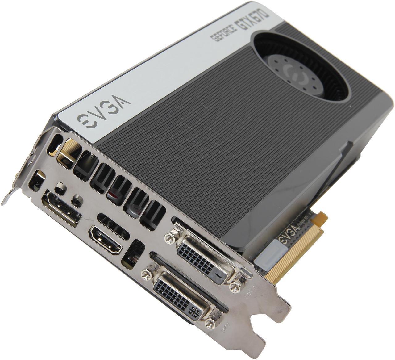 EVGA 04G-P4-2673-KR GeForce GTX 670 Superclocked+ w/Backplate 4GB 256-bit GDDR5 PCI Express 3.0 x16 HDCP Ready SLI Support Video Card