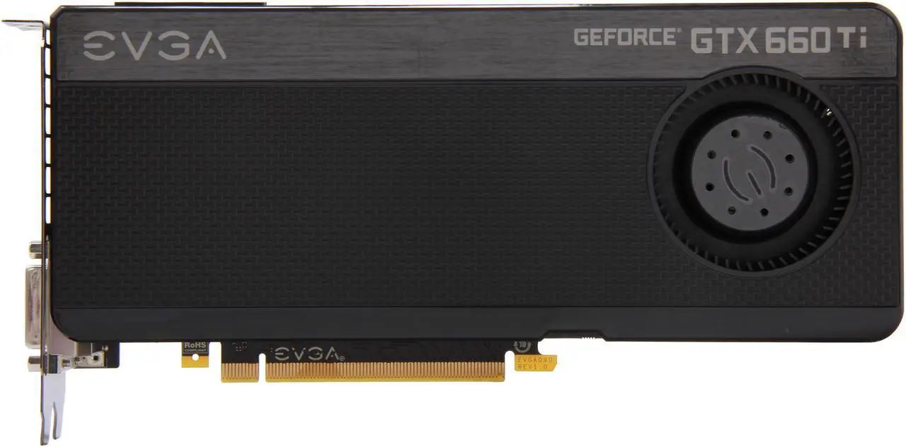 Alt view image 3 of 7 - EVGA SuperClocked 02G-P4-3662-KR G-SYNC Support GeForce GTX 660 Ti 2GB 192-bit GDDR5 PCI Express 3.0 x16 HDCP Ready SLI Support Video Card