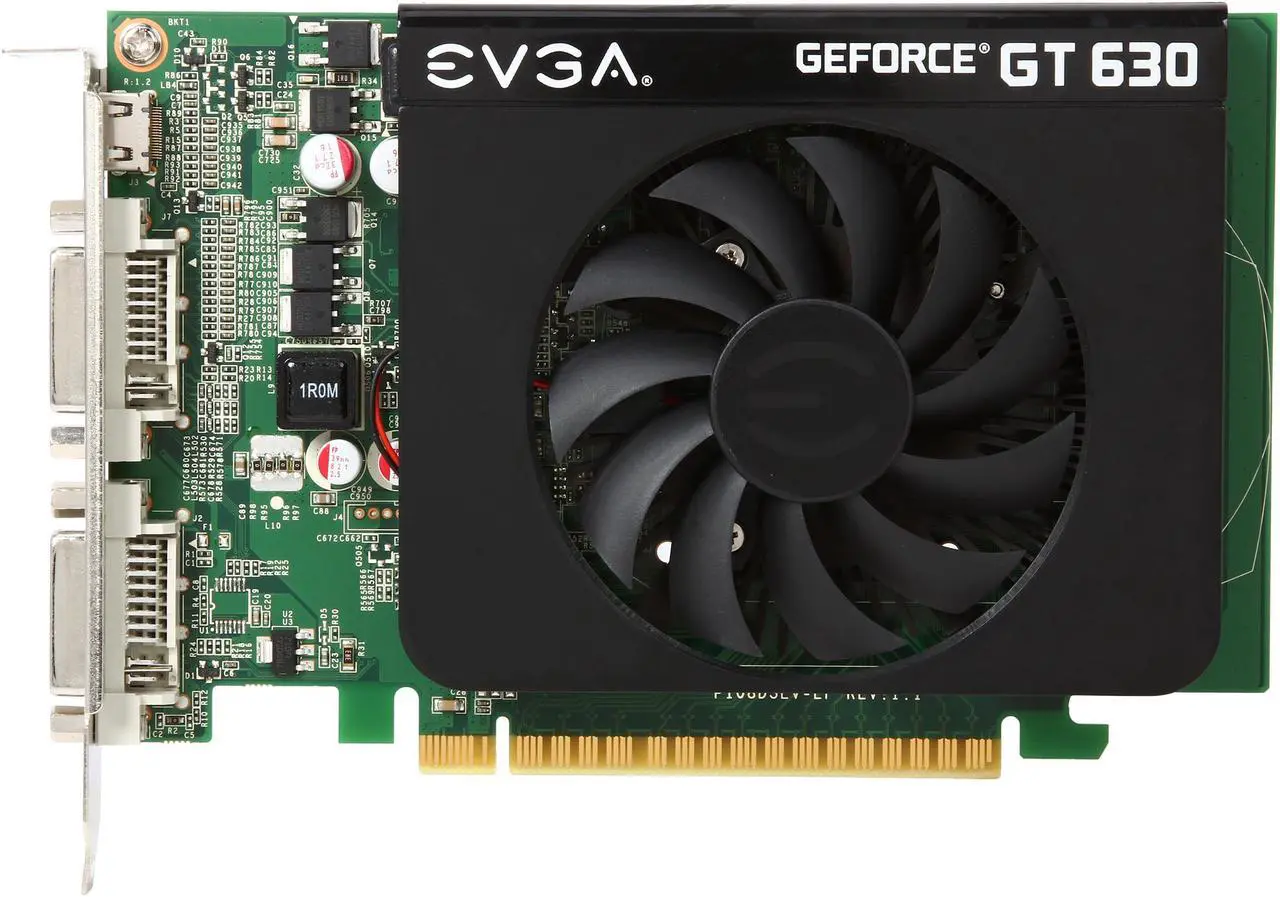 Alt view image 3 of 5 - EVGA GeForce GT 630 2GB DDR3 PCI Express 2.0 x16 Graphics Card 02G-P3-2639-KR