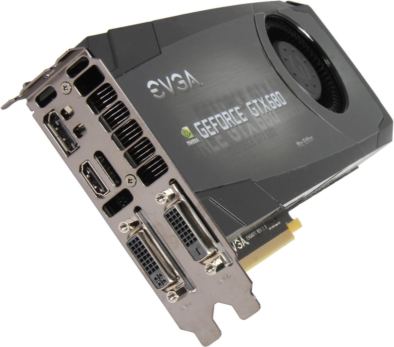 EVGA GeForce GTX 680 MAC 2GB GDDR5 PCI Express 2.0 Video Card 02G-P4-3682-KR