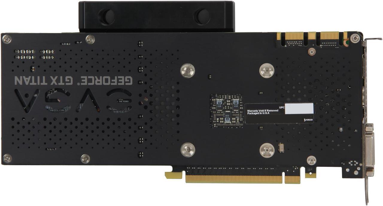 Alt view image 5 of 11 - EVGA GeForce GTX TITAN 6GB GDDR5 PCI Express 3.0 x16 SLI Support Graphics Card 06G-P4-2795-KR