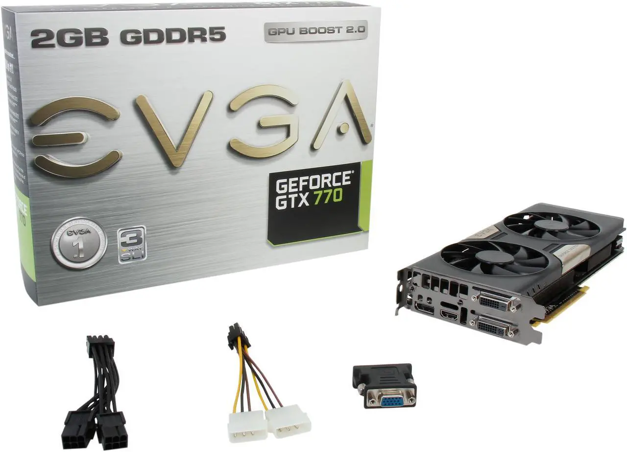 Alt view image 6 of 6 - EVGA w/ ACX Cooling 02G-P4-2773-KR GeForce GTX 770 2GB 256-bit GDDR5 PCI Express 3.0 SLI Support Video Card