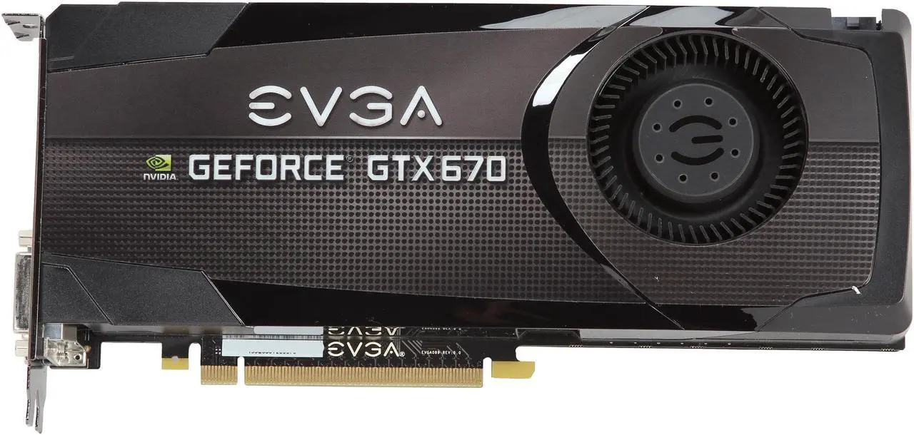 Alt view image 3 of 7 - EVGA GeForce GTX 670 4GB GDDR5 PCI Express 3.0 SLI Support Graphics Card 04G-P4-3671-KR