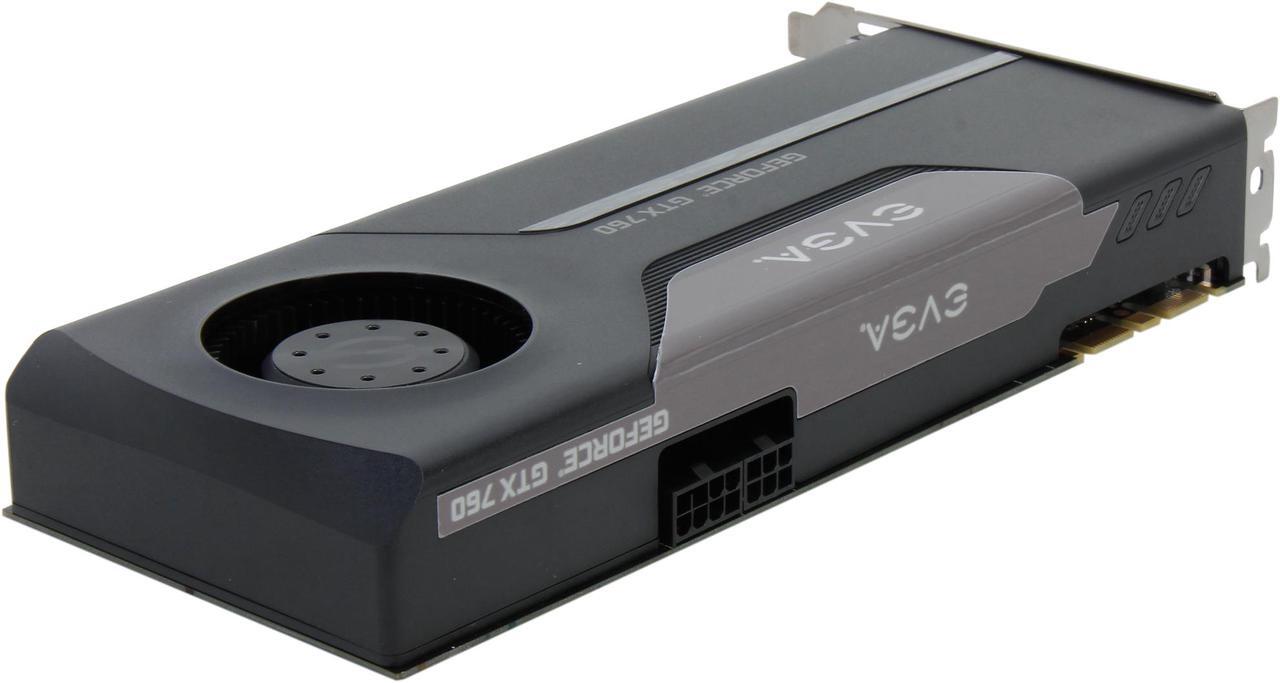 Alt view image 5 of 6 - EVGA SuperClocked 02G-P4-2762-KR G-SYNC Support GeForce GTX 760 2GB 256-bit GDDR5 PCI Express 3.0 SLI Support Video Card