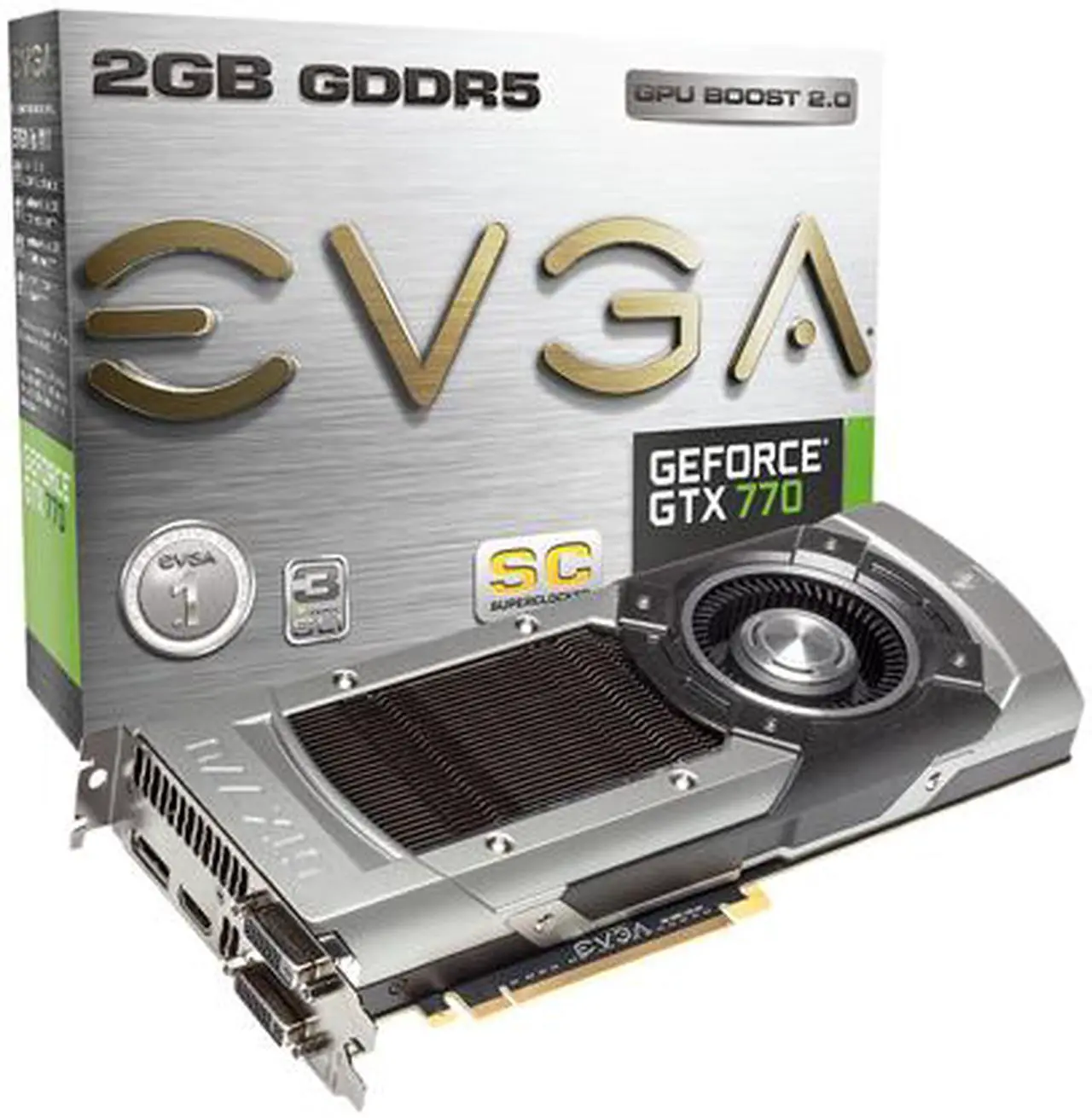 Alt view image 7 of 8 - EVGA 02G-P4-3771-KR G-SYNC Support GeForce GTX 770 2GB 256-Bit GDDR5 PCI Express 3.0 SLI Support Video Card